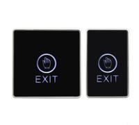 Sileduove Toque, para panel de interruptor de control de acceso, con detección automática e indicador de dos colores, para montaje en pared, sin presionar botones en condiciones de poca luz (86 x 86