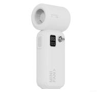 Sileduove Ventilador turbo de mano de diseño aerodinámico con rendimiento excepcional y características centradas en el usuario para una satisfacción óptima (blanco)