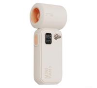 Sileduove Ventilador turbo de mano de diseño aerodinámico con rendimiento excepcional y características centradas en el usuario para una satisfacción óptima (albaricoque)