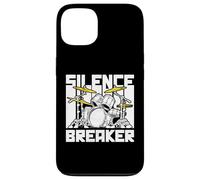 Silence Breaker Vintage Music Percussion Band Graphic Drum Carcasa para iPhone 13