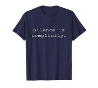 Silence Is Complicity tee Camiseta