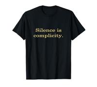 Silence Is Complicity tee Camiseta