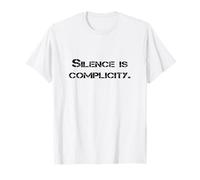 Silence Is Complicity tee Camiseta