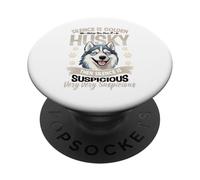 Silence Is Golden Unless You Have A Husky Then Silence Is PopSockets PopGrip Adhesivo