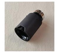Silenciador 1 Pieza De Silenciador De Tubo De Escape Trasero Negro De Fibra De Carbono Mate Para Garganta Trasera Universal Punta Escape(ID 63MM-OD 105MM)