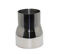Silenciador Adaptador Recto Universal Reductor Coche Silenciador De Escape Para Motocicleta Tubería Soldada Varios Tamaños 32MM A 48MM Acero Inoxidable Punta Escape(O.D 48mm-66mm)