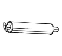 Silenciador central BOSAL 154-497