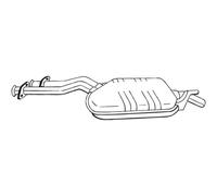 Silenciador central BOSAL 175-291