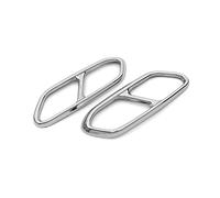 Silenciador Coche Cola Escape Cubiertas Tubo Escape Trasero Para Coche Silenciador Embellecedor Para VOLVO V90 S90 XC90 XC60 S60 V60 Xc40 Acero Inoxidable(2018-2021 XC60)