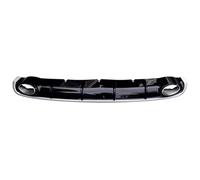 Silenciador Coche Para A6 C7 2012 2013 2014 2015 Alerón Techo Trasero Difusor Labio Cromado Negro Divisor Silenciador Tubo Punta Escape Maletero