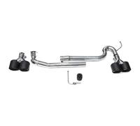 Silenciador Coche Para B&MW Para F10 F11 520i 523i 525i 528i 530i Up To Para M5 Tubo Escape Doble Punta Silenciador Cuádruple(Carbon a)