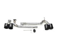 Silenciador Coche Para B&MW Para F10 F11 520i 523i 525i 528i 530i Up To Para M5 Tubo Escape Doble Punta Silenciador Cuádruple(Carbon B)