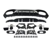 Silenciador Coche Para Mercedes Clase A W177 Para AMG A35 Style 2019+ Difusor Trasero + Tubos Escape Accesorios Para Coche Alerón Trasero Para Maletero