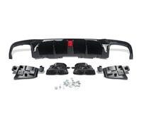 Silenciador Coche Para Mercedes Para B&enz W166 X166 GLE400 GLE350 Para AMG Difusor Trasero Negro Brillante Con Puntas Alerón ABS