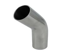 Silenciador Coche Tubo Escape Automóvil 51 Mm 63 Mm 76 Mm Diámetro Exterior Soldadura Tope Codo 45 Grados Accesorios Acero Inoxidable 304(57mm x2mm)