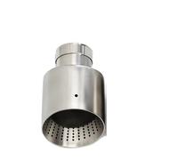 Silenciador Cola 1 Pieza Para VW Para GTI MK7 Golf7 Escape Acero Inoxidable Mate Boquilla Universal 60 Mm 63 Car Escape Tubo