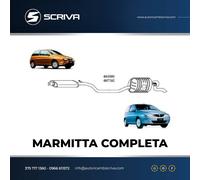 Silenciador Completo Central + Terminal Lancia Y (840) 1.2 1.4