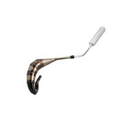 SILENCIADOR CORTO DE ALUMINIO MARMITTA EVOK HIERRO PIPE SOLDADO PARA YAMAHA D...