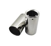Silenciador Cubierta De Puntas De Silenciador De Escape Para F30 2013-2018 E90 E92 Serie 3 GT325i 328i 320i De Tubo Decoración Para Coche Punta Escape(Plata)