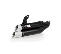 Silenciador de acero inoxidable IXIL Hyperlow negro XL para KTM DUKE 690 (KMT690), 12-16, negro