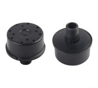 Silenciador de admisión de compresor de aire de 16 mm y 20 mm diseñado para supresión de ruido y optimización del flujo de aire, mezcla de metal plástico (B)