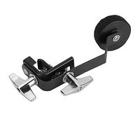 Silenciador de Caja de Aleación de Metal Portátil, Kit de Piezas de Silencio, Abrazadera en el Control de Tono, Silenciador, Control de Tono Interno, Accesorios de Batería (Negro)