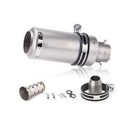 Silenciador De Carbono Para Tubo De Enlace Modificado Para Escape De Motocicleta Para Z800 900 Z1000 Zx6r Zx10r 51mm Automotor(2)