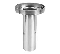 Silenciador de coche, 3,5 pulgadas/4 pulgadas/4,5 pulgadas Universal de acero inoxidable extraíble silenciador accesorios de modificación de coche (4,5 pulgadas)