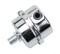 Silenciador de compresor de aire de 12,5 mm, 16 mm, 20 mm, filtro de ruido de metal para compresores de aceite, accesorio de filtro de aire de entrada con reducción de ruido y (12,5 mm)