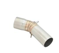 Silenciador De Conexión Tubo De Enlace Medio Escape Motocicleta De 51mm Para Kawasaki ZX6R 636 2009-2021 tubo escape motocicleta