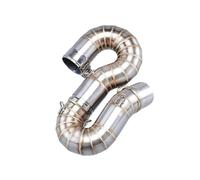 Silenciador de escape antideslizante para motocicleta Pro CBR1000RR CBR1000 RR 2008-2017 para Moto Di Scarico Modificato Tubo di Collegamento Centrale In Acciaio Roundabout