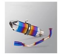 Silenciador de escape de acero inoxidable Para NMAX para 125 155 para NMAX155 para NMAX125 conjunto de tubo conexión frontal deslizante en silenciador 51mm Moto DB Killer 2020-2024