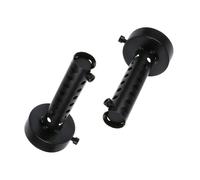 Silenciador de escape de motocicleta, deflector de silenciador asesino DB KACEPAR de 60 mm, silenciador de tubo de escape universal, silenciador de ruido de lata silenciador de ruido, negro, 2 piezas