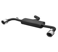 Escape deportivo doble compatible con Volkswagen Golf VII HB 3/5 puertas1.4 TSi 90/103kW 2012-1x 90mm GTi-Look