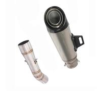 Silenciador De Escape Fibra Carbono para Motocicleta para Benelli 502c, Modificado, DB Killer, Tubo Conexión Central, Eliminación Catalizador