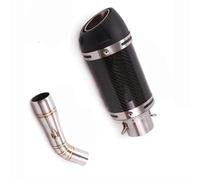 Silenciador De Escape Fibra Carbono para Motocicleta para Benelli 502c, Modificado, DB Killer, Tubo Conexión Central, Eliminación Catalizador