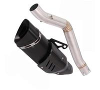 Silenciador De Escape Fibra Carbono para Motocicleta para Benelli 502c, Modificado, DB Killer, Tubo Conexión Central, Eliminación Catalizador