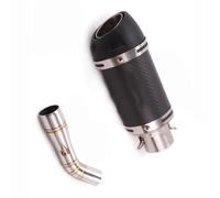 Silenciador De Escape Fibra Carbono para Motocicleta para Benelli 502c, Modificado, DB Killer, Tubo Conexión Central, Eliminación Catalizador