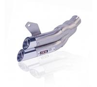 Silenciador De Escape IXIL Dual Hyperlow L2X Inox / Alu Pulido Suzuki SFV 650