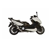 SILENCIADOR DE ESCAPE LEOVINCE NEGRO PARA YAMAHA T-MAX 500 08-11 ACERO INOXIDABL