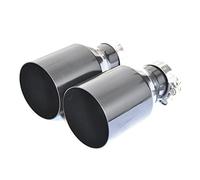 Silenciador de escape modificado para automóvil, acero inoxidable, gran diámetro, 2,5" x 3, exterior, 1 unidad Tubo Escape Punta