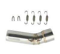 Silenciador De Escape Motocicleta De 51mm Accesorios Tubo Conexión Medio Para F800GS 2008-2017 Tubo escape motocicleta