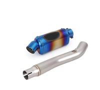 Silenciador De Escape Motocicleta Tubo Conexión Intermedia Acero Inoxidable Puntas Extremo Deslizantes para CBR250R CBR 250 R 2011-2016