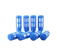 Silenciador de escape neumático 10 unids/lote PSU 1/8 1/4 3/8 1/2 3/4 1 pulgada silenciador de plástico piezas de automatización neumática de aire(PSU 15 G Thread 1-2)