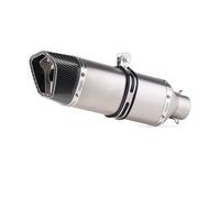 Silenciador De Escape Para Motociclet 38-51 Mm Proyecto Roma Universal Para Z1000 Para Zx6r R6 Cbr600 Z400 Silenciador Escape Moto(Type-F-380MM)