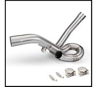 Silenciador de escape para motocicleta Para Aprilia Para Dorsoduro 750 SMV750 2008-2017, colector eliminación catalizador, tubo enlace intermedio Motor