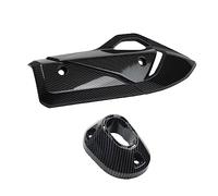 Silenciador de escape para motocicleta, protección térmica para tubo cubierta aislamiento térmico trasera puerto Compatible with Honda PCX125 PCX160 PCX150 PCX 125 160 150 2021 2022 2023 2024 2025