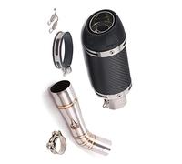 Silenciador De Escape para Motocicleta, Sistema Completo, Tubo Enlace Medio, Deslizamiento para Benelli Leoncino 250 502c TRK502C