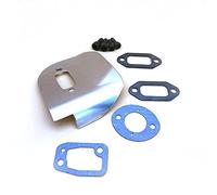 Silenciador de escape Silenciador Deflector Soporte Junta Bolt Kit para Husqvarna 61 268 272 272XP 268K 272K 272S Piezas especiales de motosierra