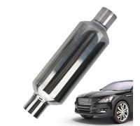 Silenciador de escape, tubo de silenciador de tambor para coche, resonador de acero inoxidable para motocicleta, tractor, camión y vehículo de motor